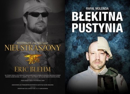 okładka Błękitna pustynia / Nieustraszony Pakiet Męski prezent książka | Rafał Molenda, Eric Blehm