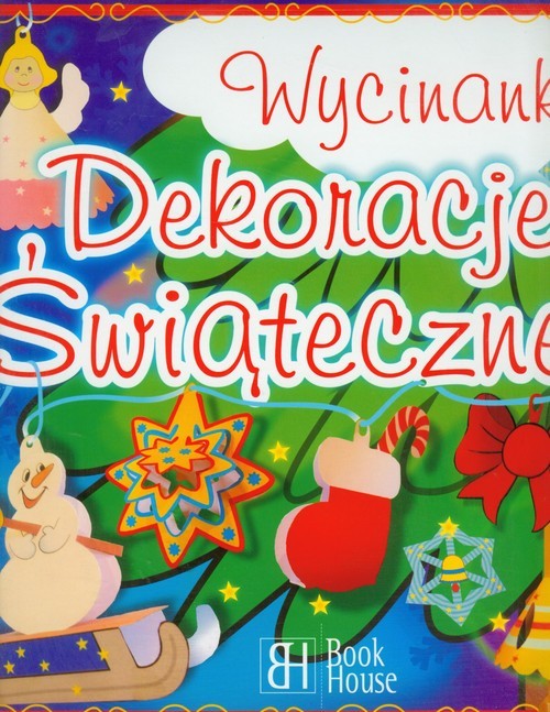 okładka Wycinanki Dekoracje świąteczne książka