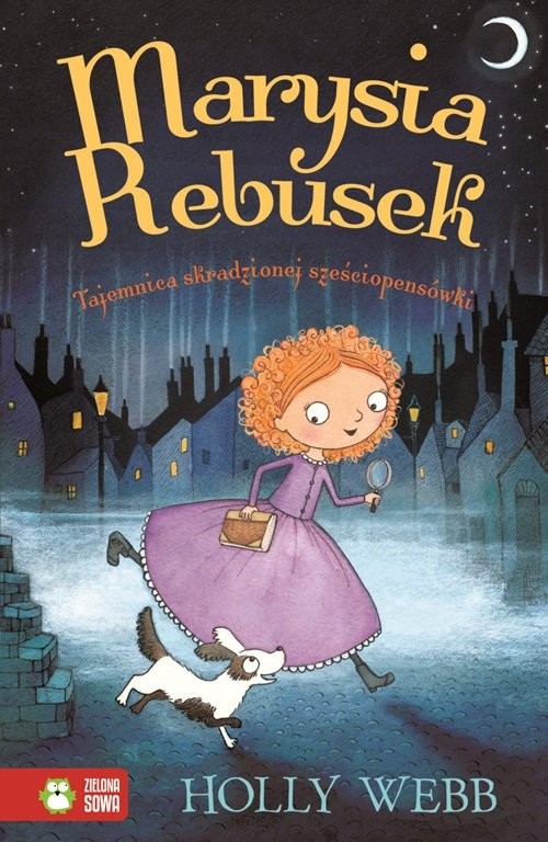 okładka Marysia Rebusek Tajemnica skradzionej sześciopensówki książka | Holly Webb