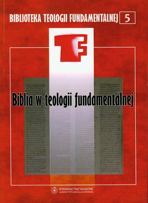okładka Biblia w teologii fundamentalnej książka