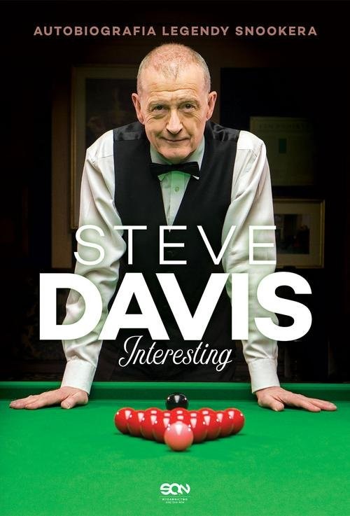 okładka Steve Davis Interesting Autobiografia legendy snookera książka | Steve Davis, Lance Hardy