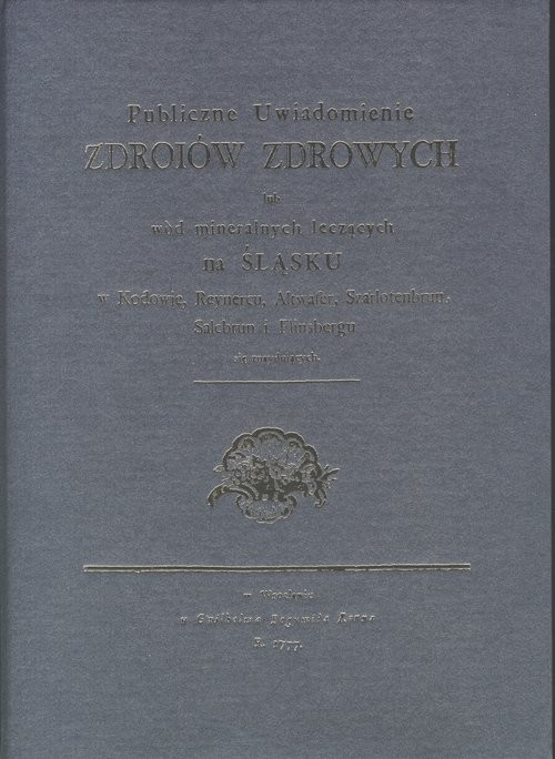 okładka Publiczne uwiadomienie zdroiów zdrowych książka | Johann Gottfried Morgenbesser