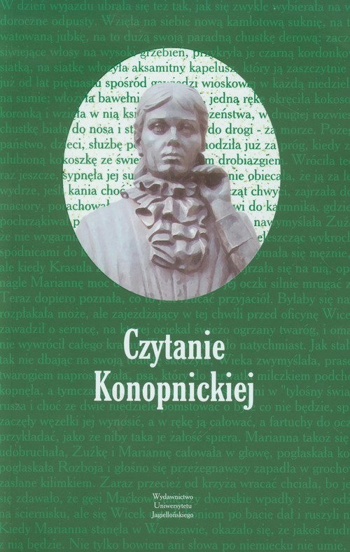 okładka Czytanie Konopnickiej książka