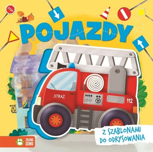 okładka Książka z szablonem Pojazdy książka