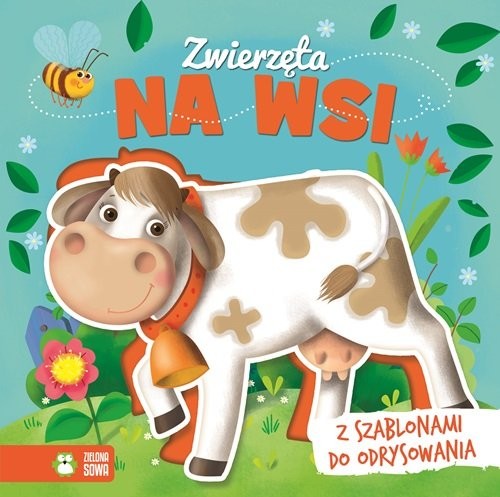 okładka Książka z szablonem Zwierzęta na wsi książka