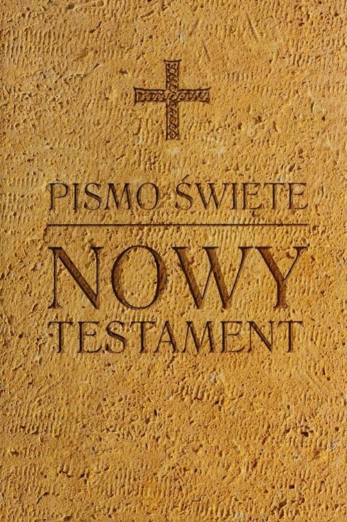 okładka Pismo Święte Nowy Testament brązowy książka