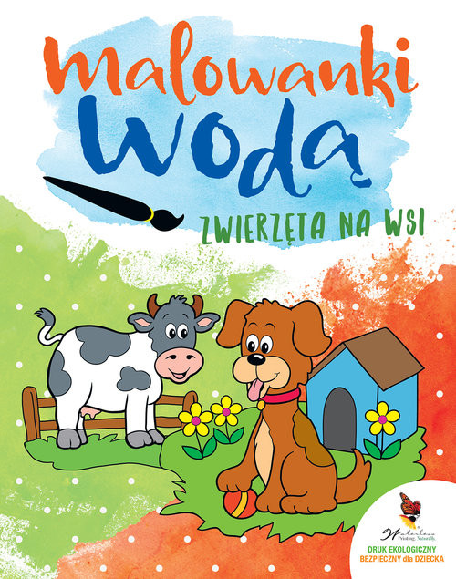 okładka Zwierzęta na wsi Malowanki wodne książka