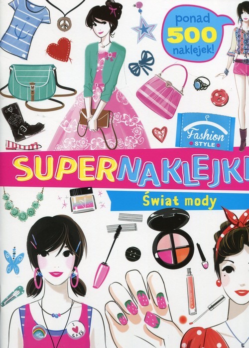 okładka Supernaklejki Świat mody książka