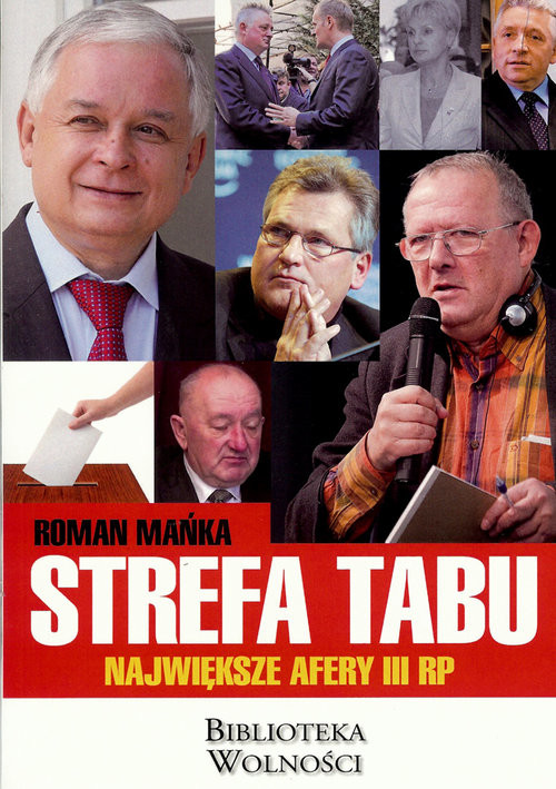 okładka Strefa tabu Największe afery III RP książka | Mańka Roman