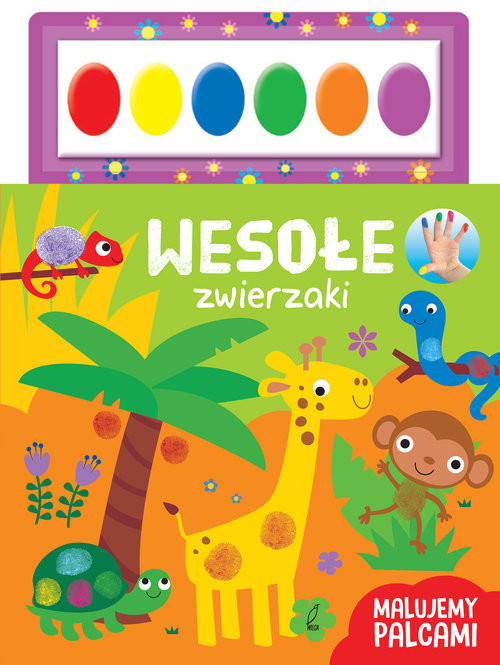 okładka Malujemy palcami Wesołe zwierzaki książka