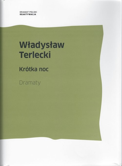 okładka Krótka noc Dramaty książka | Terlecki Władysław