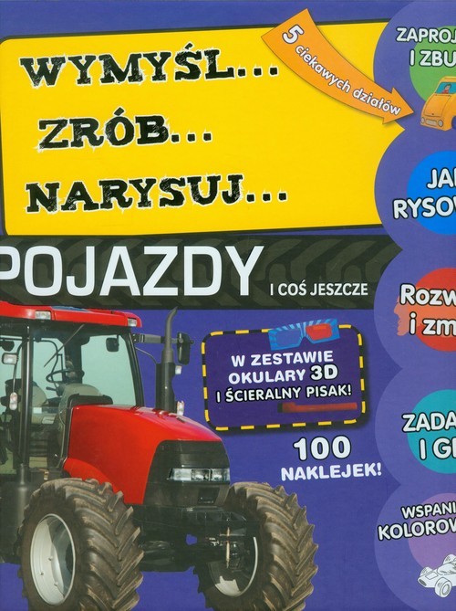 okładka Wymyśl Narysuj Zrób Pojazdy książka