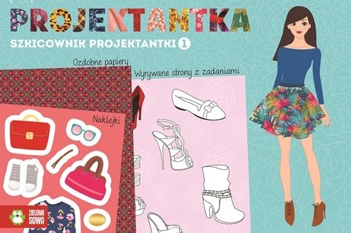 okładka Szkicownik projektantki 1 Mała projektantka książka