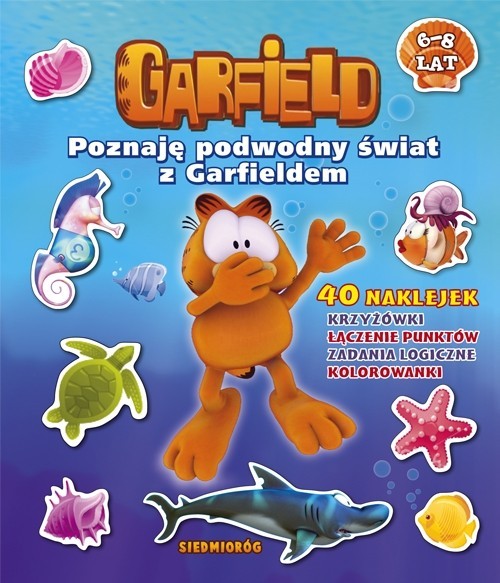 okładka Garfield Poznaję podwodny świat z Garfieldem książka