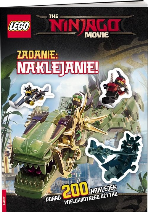 okładka Lego Ninjago Movie Zadanie naklejanie LAS-9 książka