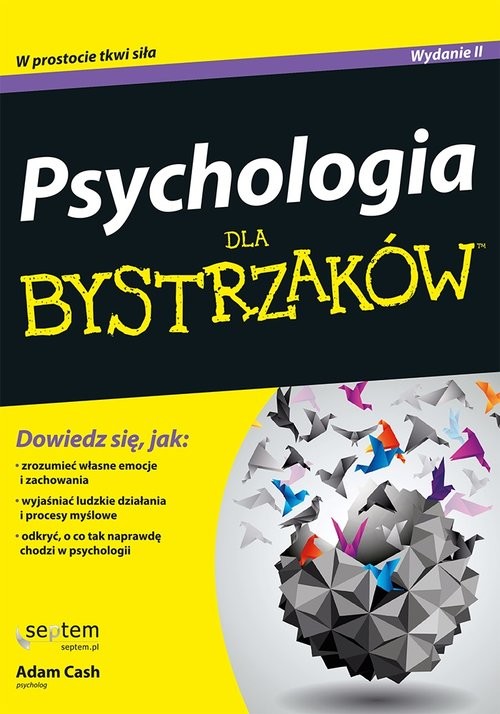 okładka Psychologia dla bystrzaków książka | Adam Cash