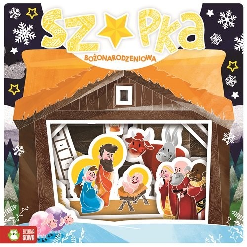 okładka Szopka bożonarodzeniowa Wypychanki 3D książka