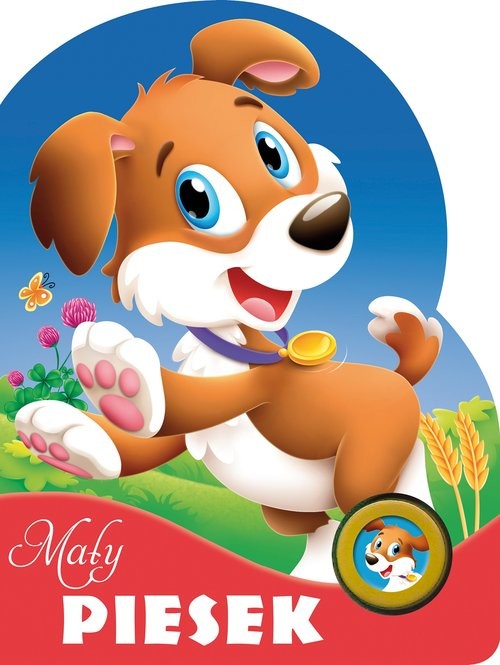 okładka Wesoły piesek Książeczka z przyciskiem dźwiękowym książka