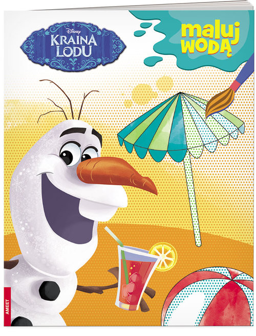 okładka Kraina Lodu Maluj wodą książka