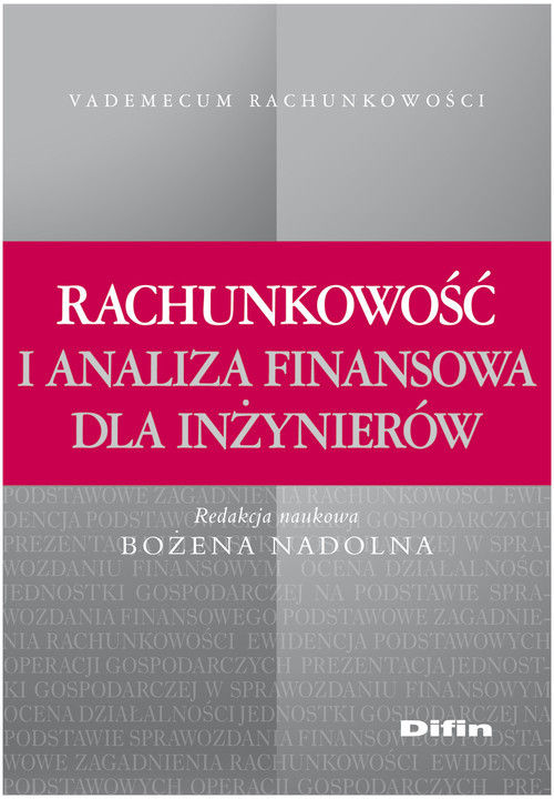 okładka Rachunkowość i analiza finansowa dla inżynierów książka