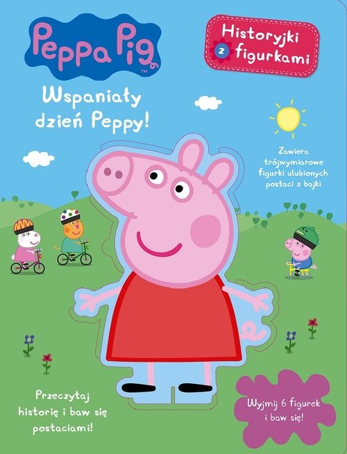 okładka Peppa Pig Historyjki z figurkami książka