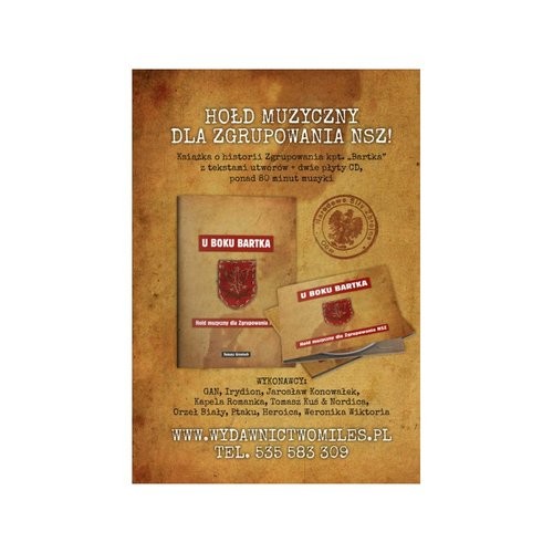 okładka U boku Bartka + 2CD książka | Greniuch Tomasz