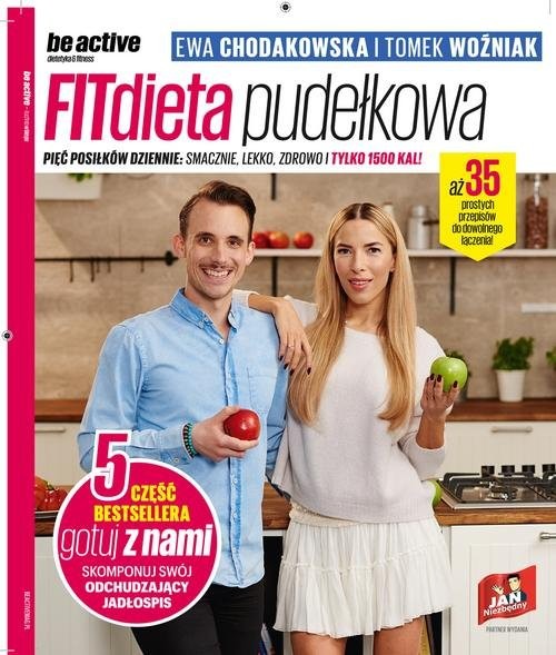 okładka be active. FITdieta pudełkowa książka | Ewa Chodakowska, Tomek Woźniak