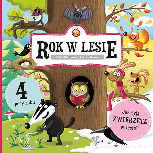 okładka Rok w lesie książka | Petra Bartíková, Aneta Žabková