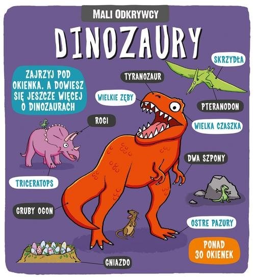 okładka Mali odkrywcy Dinozaury książka