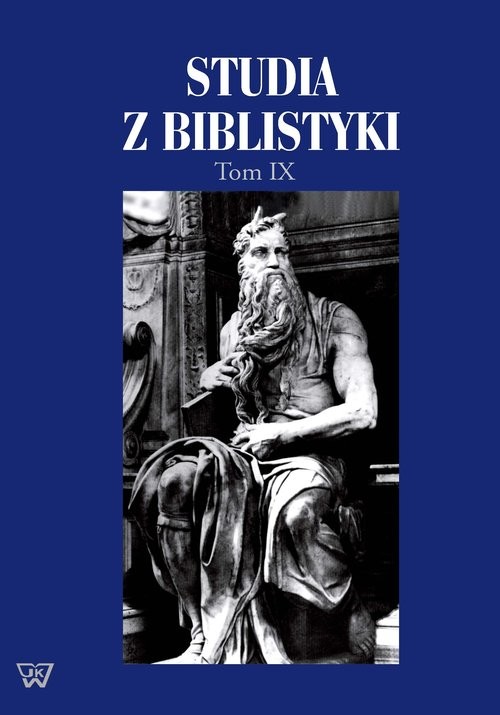 okładka Studia z biblistyki Tom 9 książka