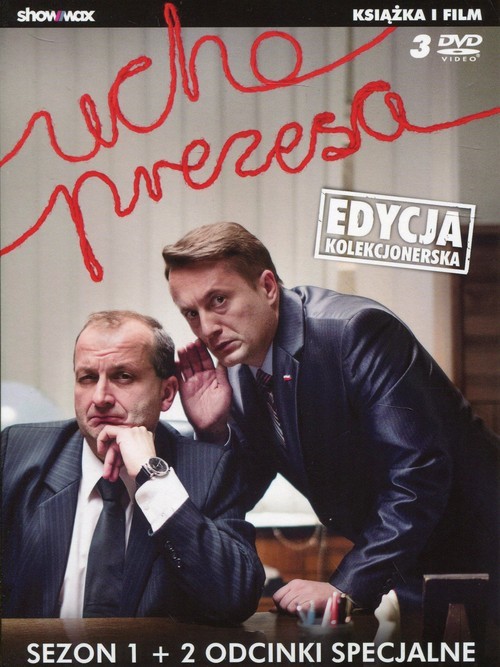 okładka Ucho prezesa Sezon 1 + 2 odcinki specjalne książka