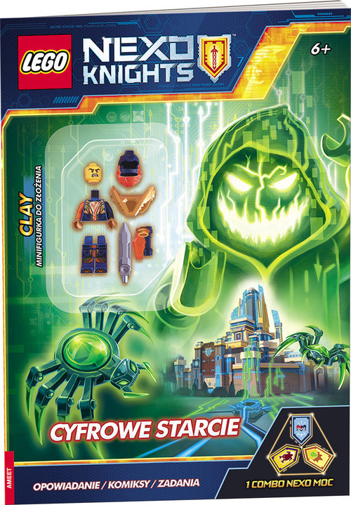 okładka Lego Nexo Knights Cyfrowe starcie LNC-805 książka