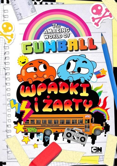 okładka The amazing world of Gumball Wpadki i żarty książka | Mark .Shulman, C. Lamison