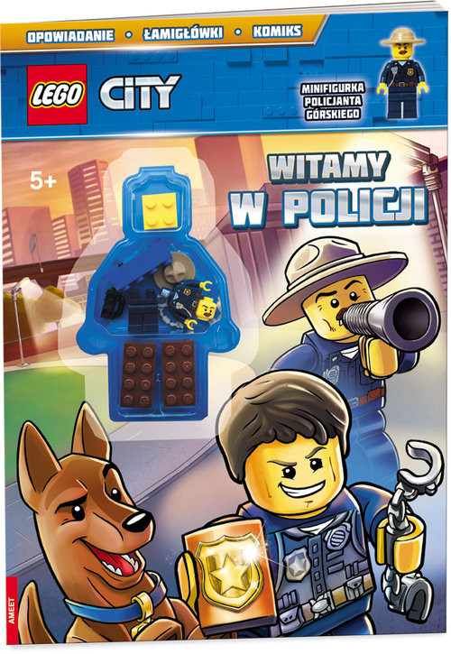 okładka LEGO CITY Witamy w policji książka
