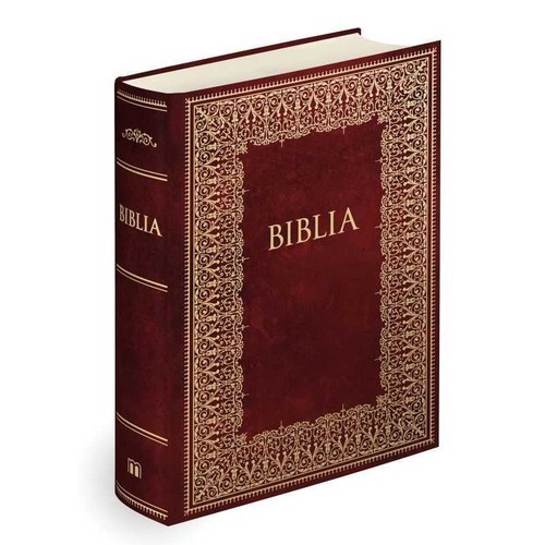 okładka Biblia domowa złocony brzeg bez obwoluty książka