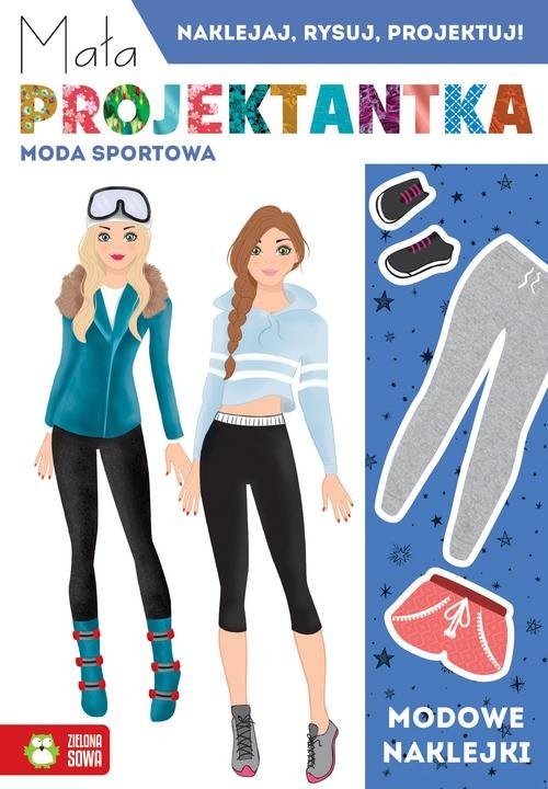 okładka Mała projektantka Moda sportowa książka