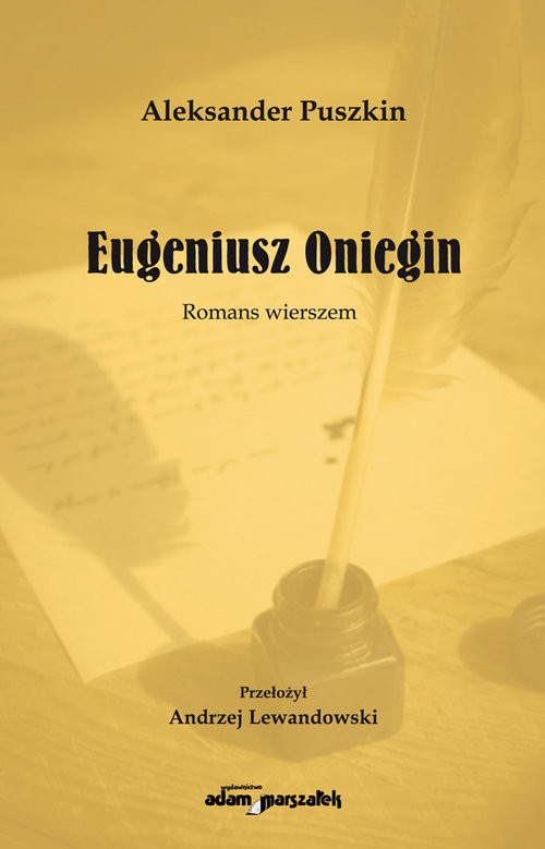 okładka Eugeniusz Oniegin Romans wierszem książka | Aleksander Puszkin