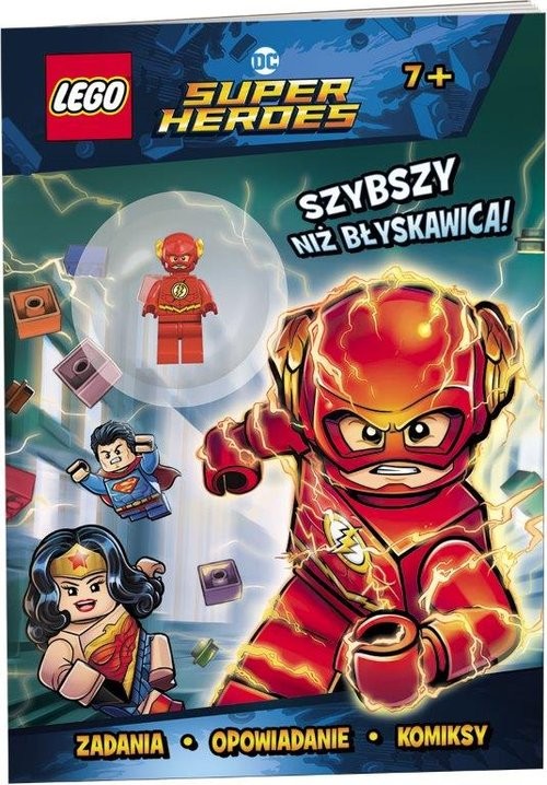 okładka LEGO DC Comics Szybszy niż błyskawica! LNC-454 książka