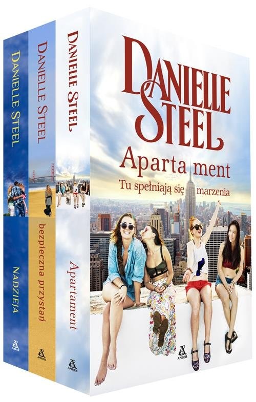 okładka Apartament / Bezpieczna przystań / Nadzieja Pakiet książka | Danielle Steel