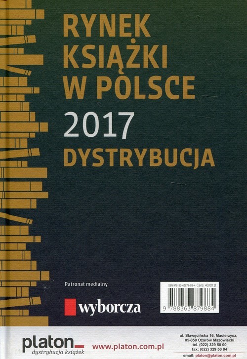 okładka Rynek książki w Polsce 2017 Dystrybucja książka | Łukasz Gołębiewski, Paweł Waszczyk