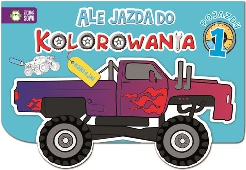 okładka Ale jazda do kolorowania Pojazdy 1 książka