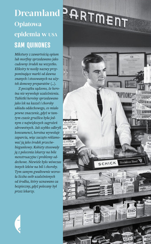 okładka Dreamland Opiatowa epidemia w USA książka | Sam Quinones