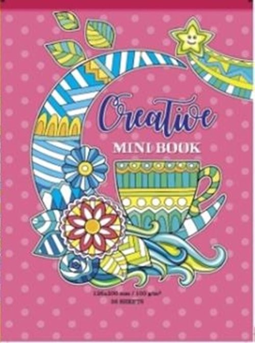 okładka Kolorowanka antystresowa 126x200 36 stron Różowa książka