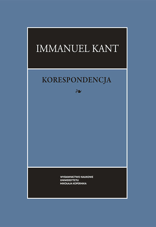 okładka Korespondecja książka | Immanuel Kant