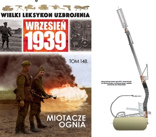 okładka Wielki Leksykon Uzbrojenia Wrzesień 1939 Tom 148 Miotacze ognia książka