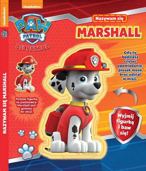 okładka Psi Patrol Nazywam się Marshall książka