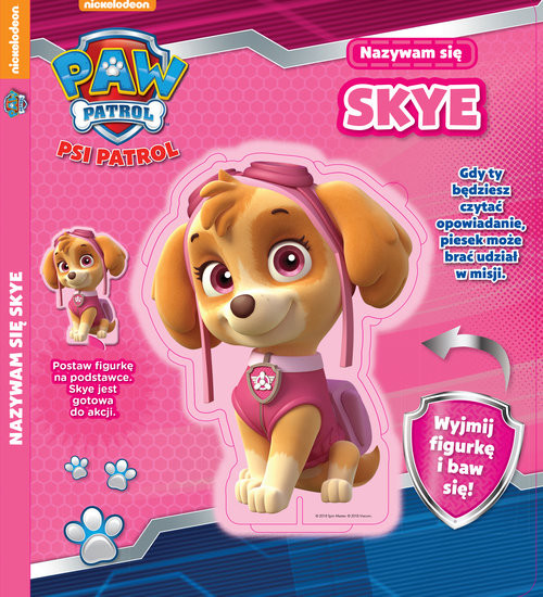 okładka Psi Patrol Nazywam się Skye książka