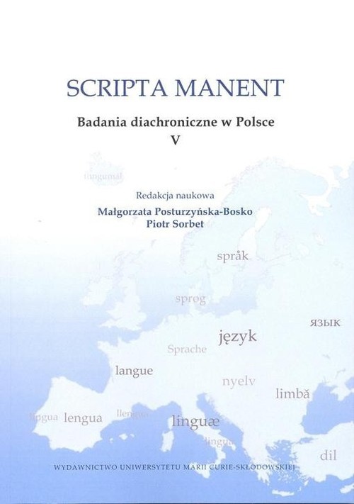 okładka Scripta manent Badania diachroniczne w Polsce V książka