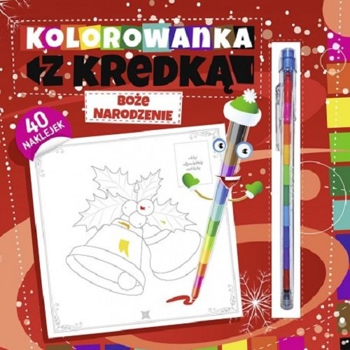 okładka Kolorowanka z kredką Boże Narodzenie książka