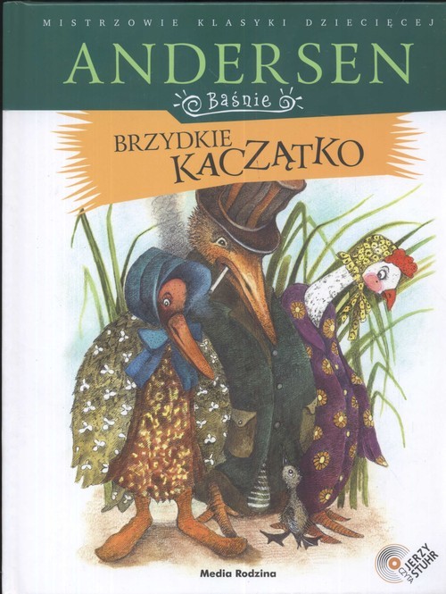 okładka Brzydkie kaczątko + CD książka | Hans Christian Andersen